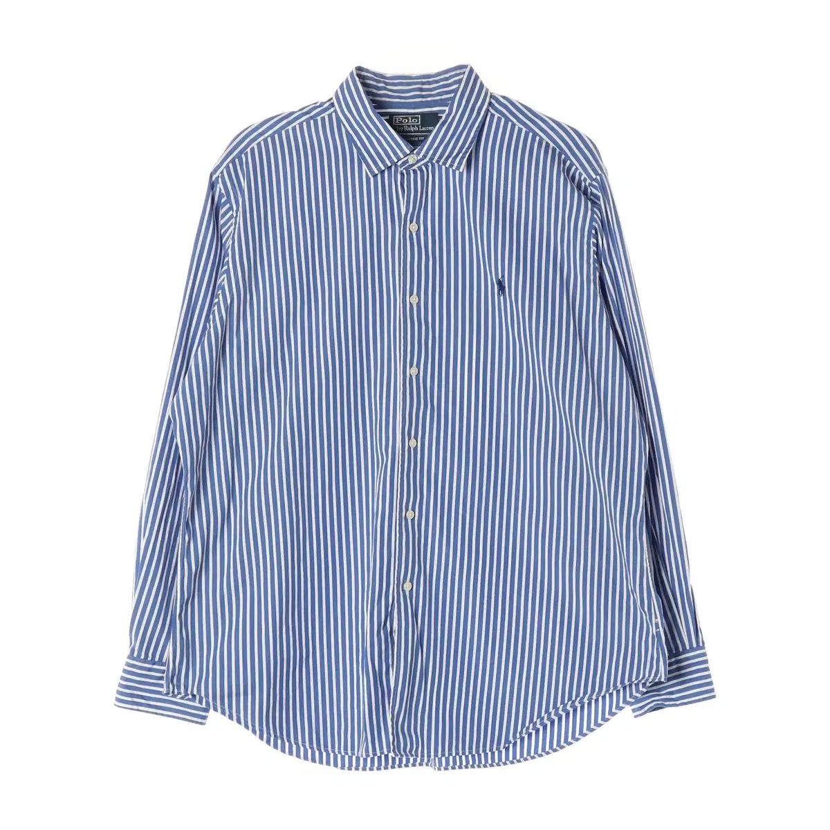 ポロ ラルフ ローレン ストライプ シャツ ブルー XL
