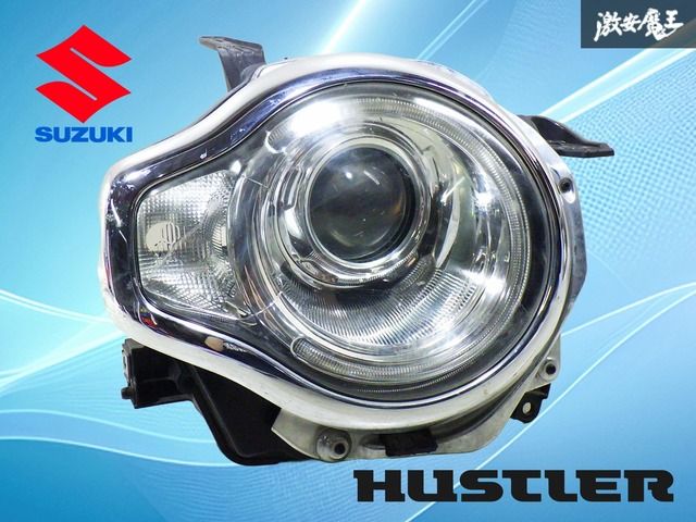 【イルミ点灯OK】ハスラー MR31S MR41S HID キセノン ヘッドライト ヘッドランプ ライト 右 右側 運転席側 スズキ純正 ICHIKOH 1874