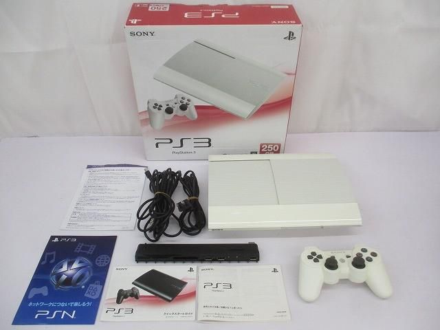 【まとめ売り 中古品】 ゲーム プレイステーション3 PS3本体 CECH-4200B クラシックホワイト 動作品 箱・説 周辺機器付き