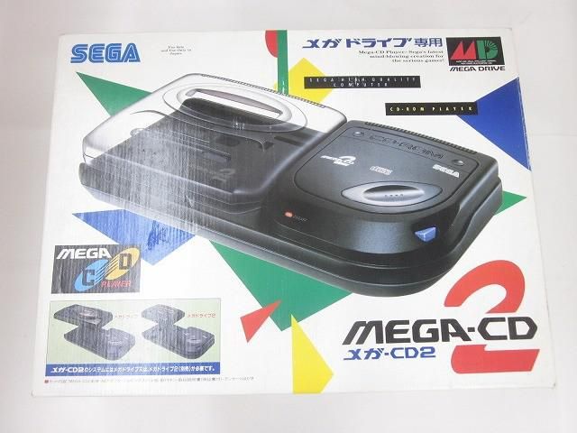 【まとめ売り 中古品】 ゲーム セガ メガドライブ 本体 メガCD2 HAA-2912 箱・コントローラー・ハガキ・周辺機器付き