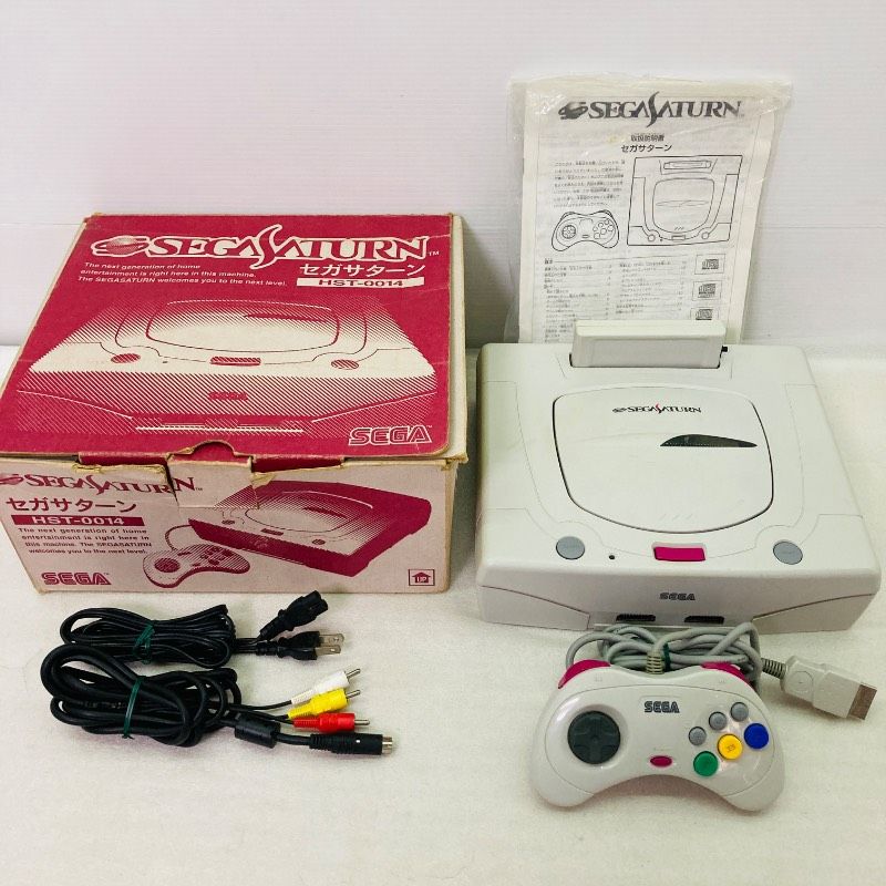 【動作確認済み】【すぐ遊べる】【箱/印刷物つき】 SEGA セガサターン HST-3220 セガ SEGA SATURN KG1