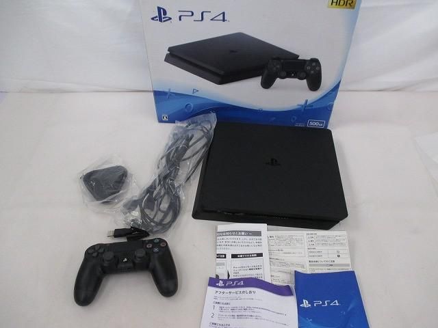 【まとめ売り 中古品】 ゲーム プレイステーション4 PS4本体 CUH-2100A ジェットブラック 動作品 箱 周辺機器付き