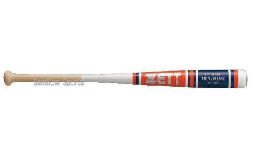 特価商品 ゼット(ZETT) トレーニングバット ネイビー×オレンジ 2956 BTT121