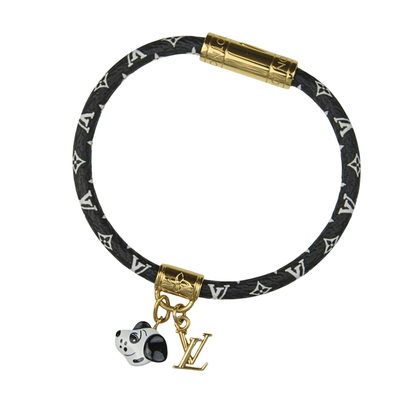 中古】LOUIS VUITTON ルイヴィトン ブレスレット・アニモグラム ドッグ 