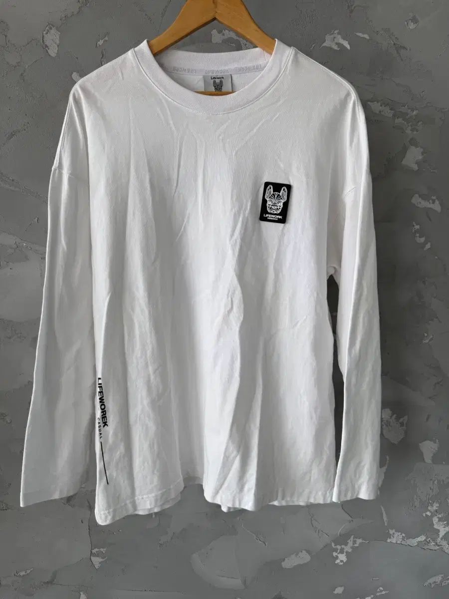 ライフウォーク 白 長袖 Tシャツ M