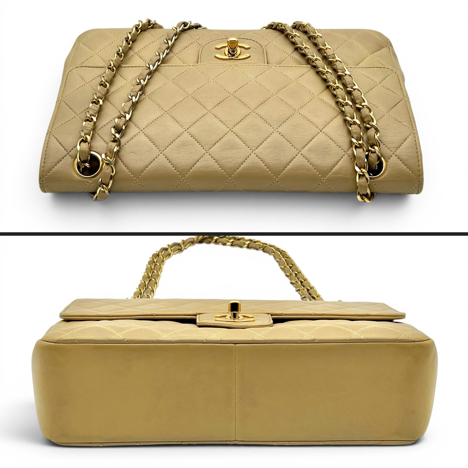 CHANEL シャネル マトラッセ ダブルフラップ ダブルチェーン チェーン 