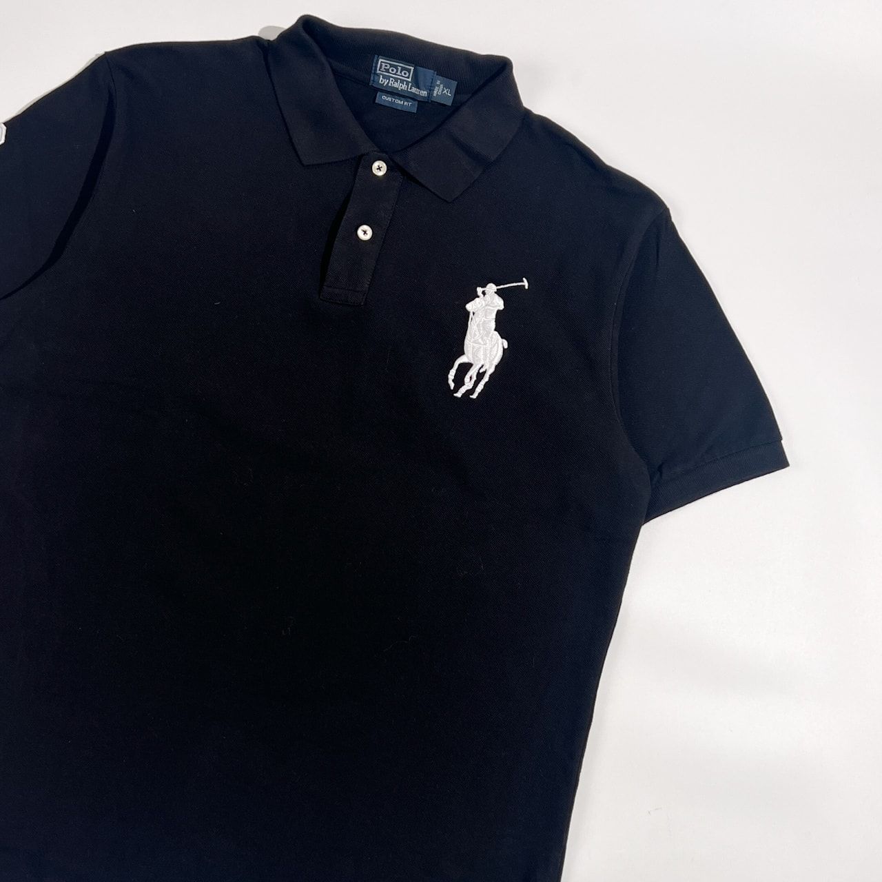 90s POLO RALPH LAUREN ポロ ラルフローレン CUSTOM FIT 鹿の子 ビッグ 