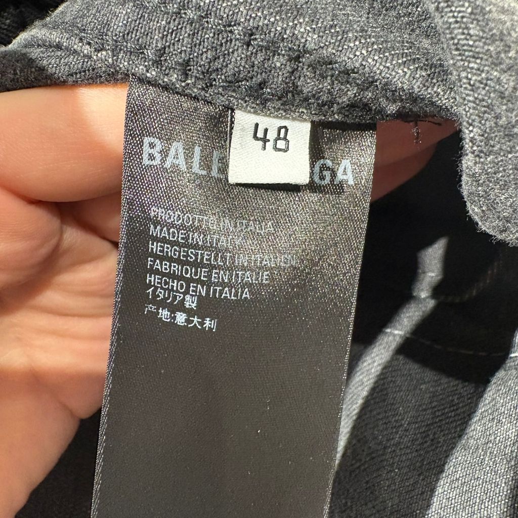 BALENCIAGA バレンシアガ 20SS LOGO DENIM JACKET デニムジャケット