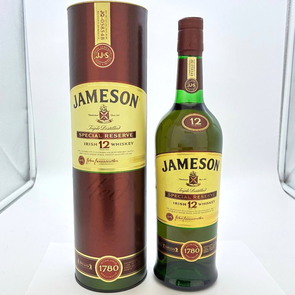 ジェムソン 12年 スペシャルリザーブ 終売ボトル 推定1990年代流通品 アイリッシュ 700ml 40% 洋酒 古酒 未開栓 JAMESON ウイスキー