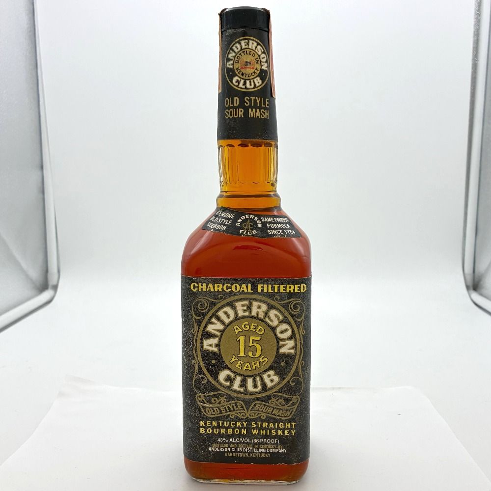 未開栓 アンダーソンクラブ 15年 750ml 43% アンダーソンクラブ15年 バーボン 750ml 43% - メルカリ