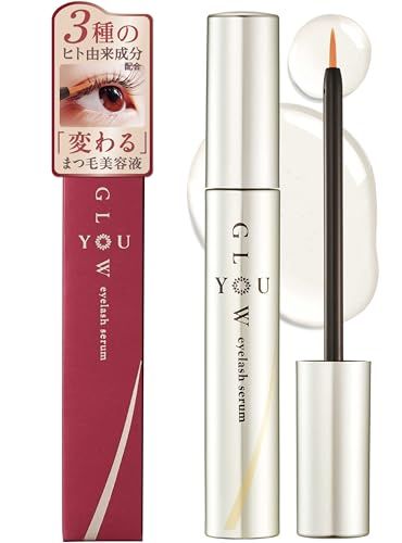 YOU GLOW まつ毛美容液 日本製 低刺激処方 エクソソーム原液配合 ペプチド 長さ・太さ・ボリューム 美容皮膚科医監修e d140cdf4