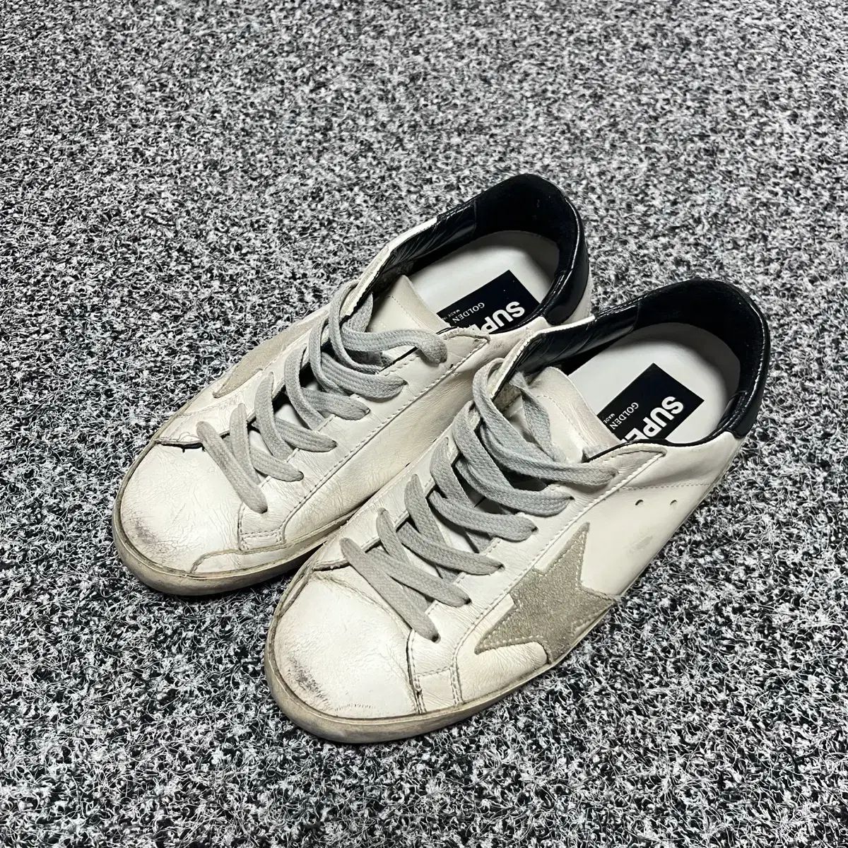 ゴールデングース SuperStar 白 シルバー スター スニーカー 35