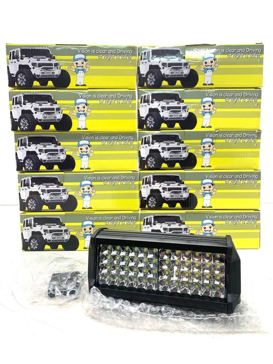 未使用　LEDワークランプ　10点セット　フォグランプ　追加ヘッドライト　作業ライト　カーアクセサリー　作業灯 A9924A10