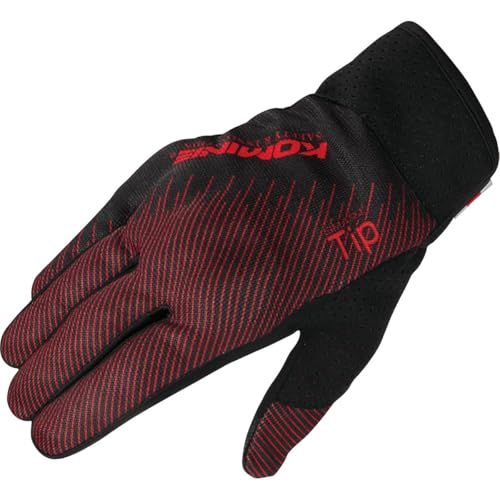 [コミネ] バイク用 グローブ プロテクトライディングメッシュグローブ レッド/ブラック 3XL GK-233 1231 春夏秋向け メッシュ素材ma 1d9f25e8