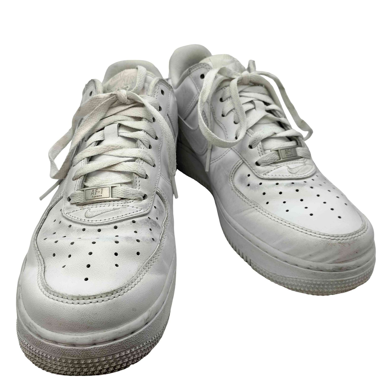 シュプリーム Supreme Air Force 1 Low White スニーカー メンズ JPN：27