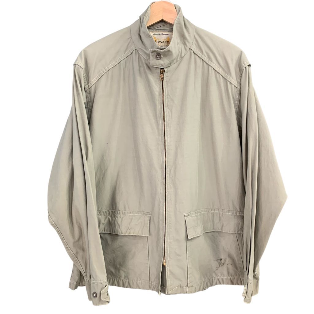 50's~ HOWARD ハワード FOR TOWN & COUNTRY タウン カントリー ポプリン スポーツジャケット ブルゾン スイングトップ CONMATIC ZIP コンマー ジップ No.I891