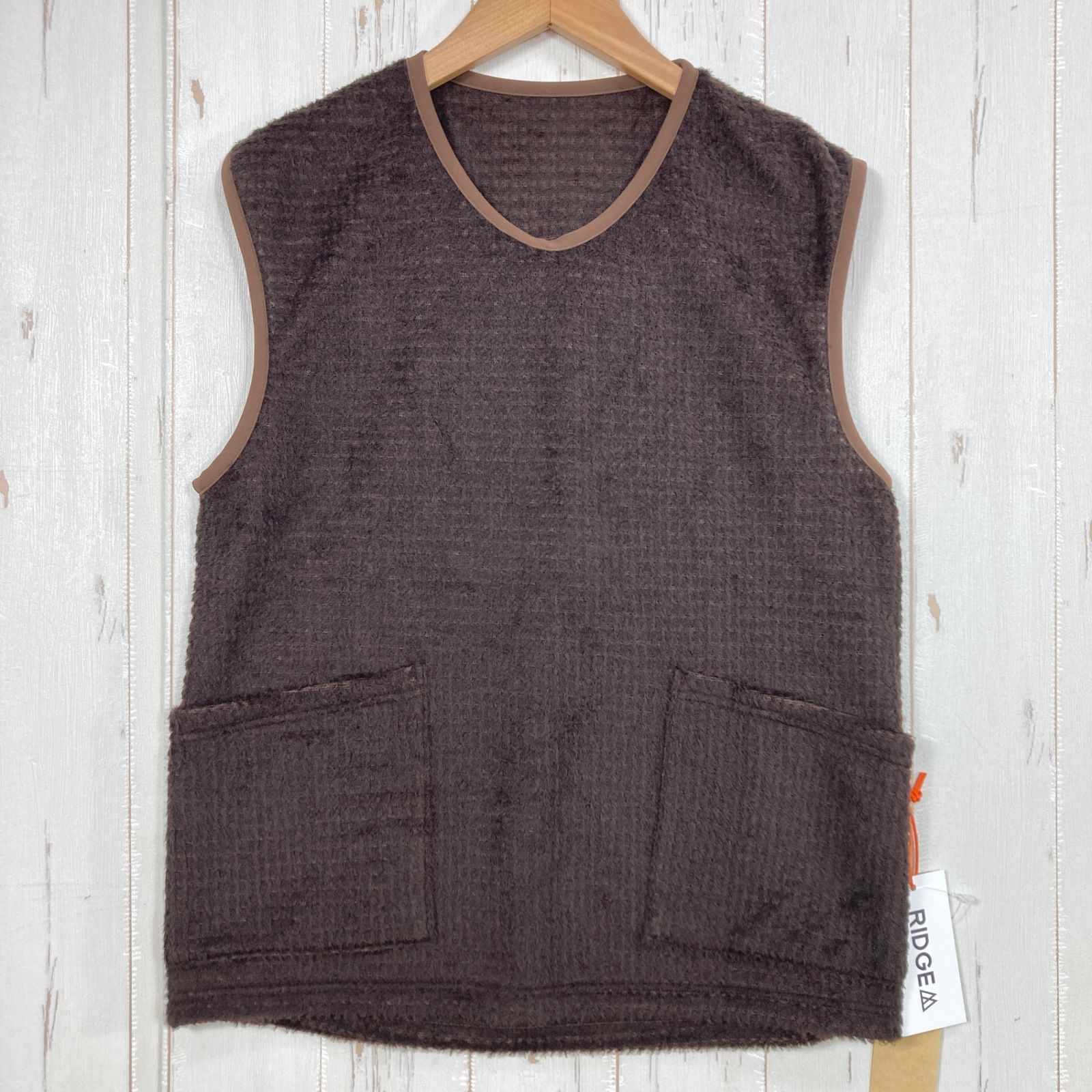 ✉️Women's S ブラウン系 Ridge Mountain Gear ( リッジマウンテンギア ) アルファブースター ベスト Alpha Booster Vest Walnut Fuzz z00058967 Walnut Fuzz 化繊イ