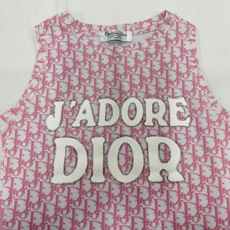 クリスチャンディオール JADORE ジャドール ロゴ 総柄 ラインストーン