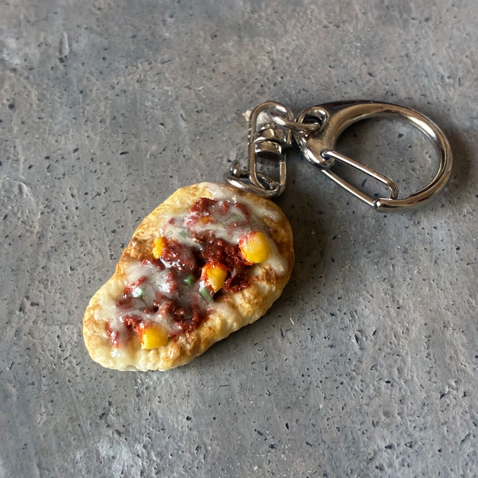 ナンタコスキーホルダー 食品サンプル カレー ナン フェイクフード