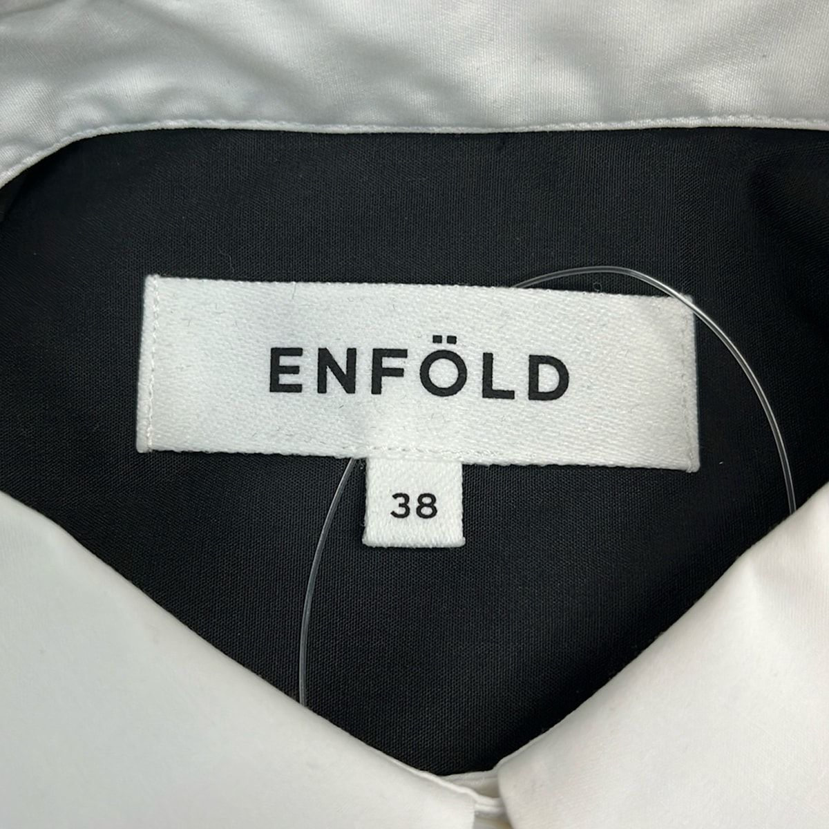 ENFOLD(エンフォルド) ワンピース サイズ38 M レディース - 黒×白 