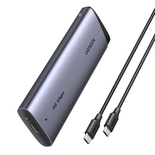 UGREEN M.2 SSD 外付けケース 【USB 3.2Gen2×2 20Gbps】 M.2 SSD ケース NVME/SATA ケース UASP対応 8TB容量対応 m.2 ハードディスクケース 2230/2242/2260/2280 038651a0