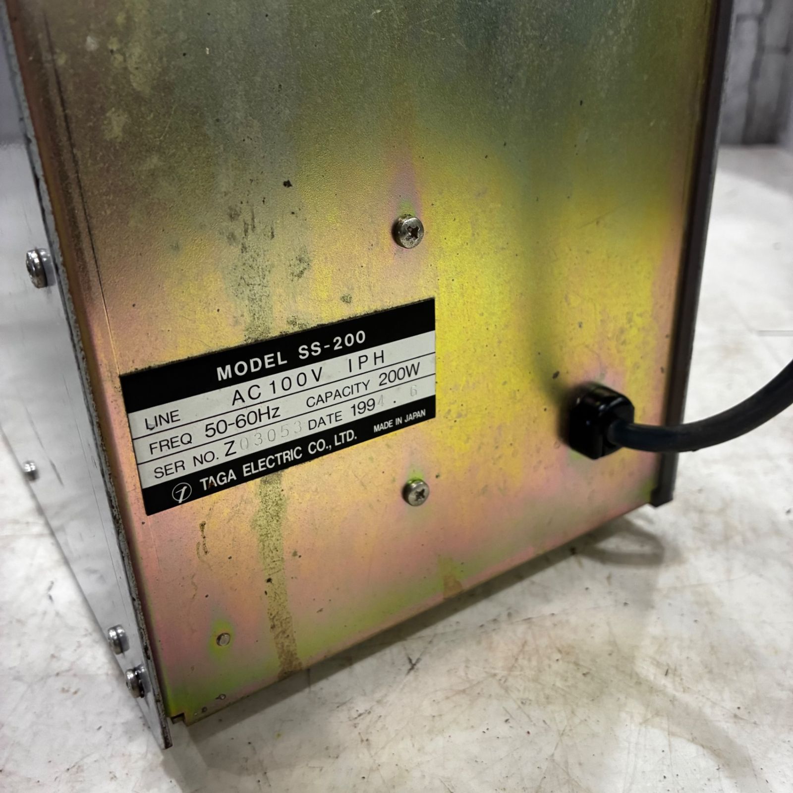 ◇多賀電機(TAGA) 超音波剥離機 SS-200【川口店】 - メルカリ