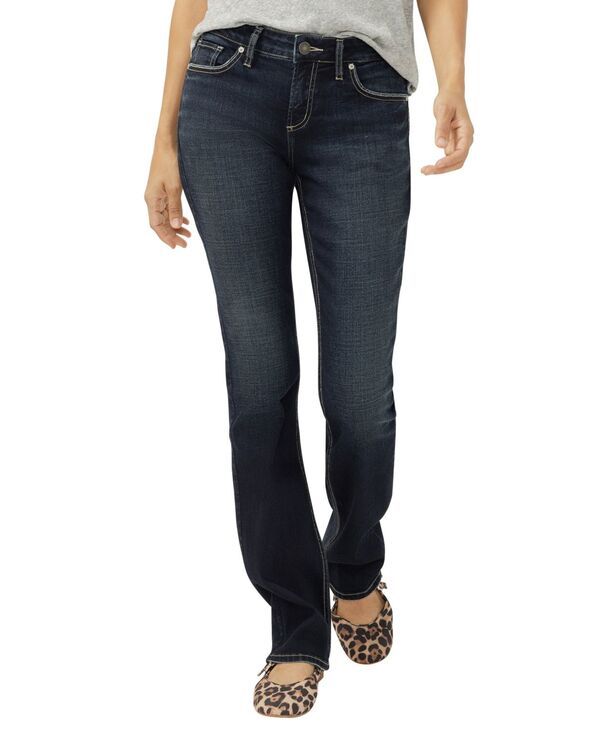 シルバー ジーンズ レディース ボトムス デニムパンツ ブーツカット ブーツ Silver Jeans Co Womens Elyse Mid Rise Comfort Fit Slim Bootcut Jeans Aurora