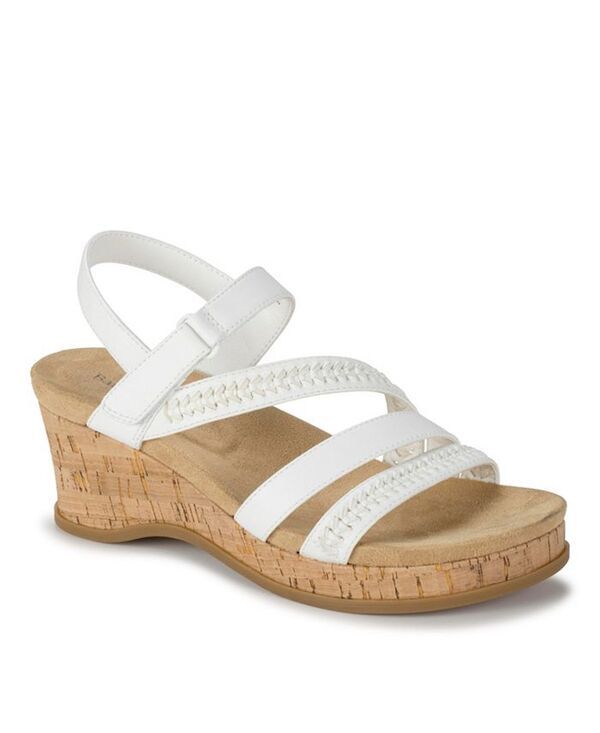 ベアトラップス レディース シューズ サンダル Baretraps Womens Ciara Wedge Sandals White ホワイト