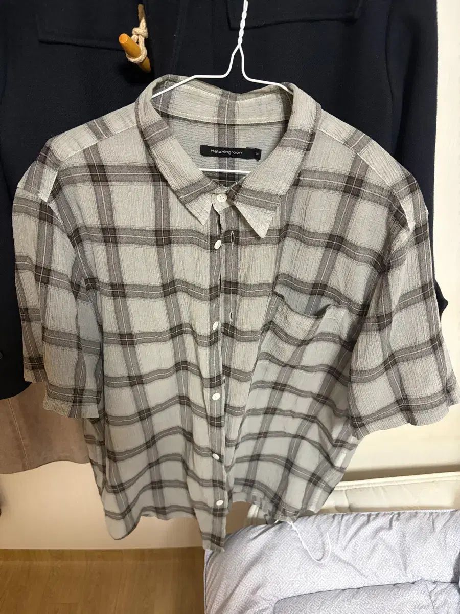 Hatchingroom オーバダイド 半袖 シャツ