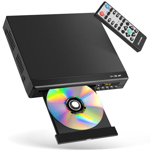 DVDプレーヤー テレビ用 1080P HDMI/AV出力 リージョンフリー CPRM高対応 地デジ録画快適再生 断電記憶再生 多種ディスク形式対応（DVD±R/RW・CD/CD-R/-RW/-G・VCD） 多様なファイル形式再生（MPEG1 62e18f71
