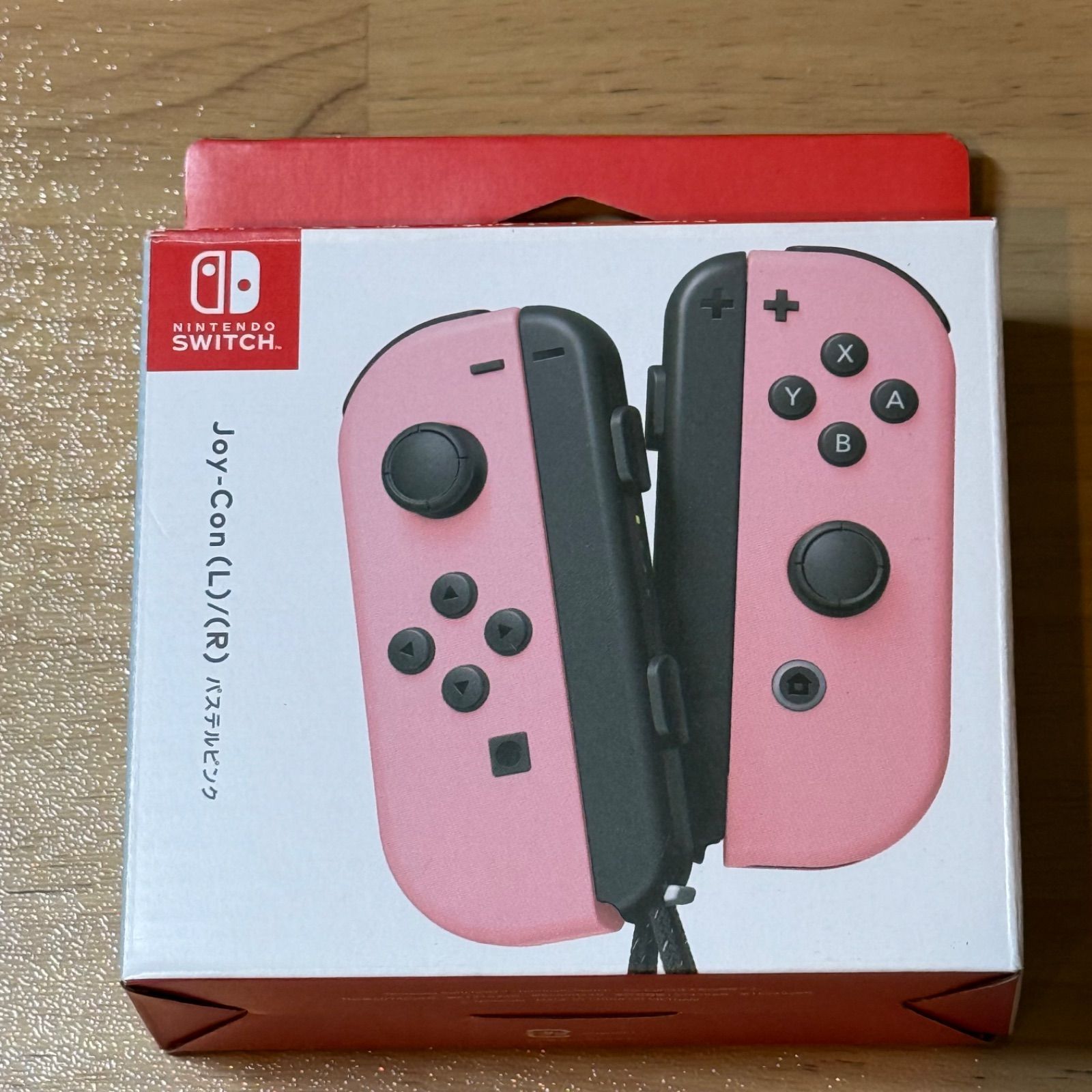 5-170【ほぼ未使用】Switch ジョイコン パステルピンク