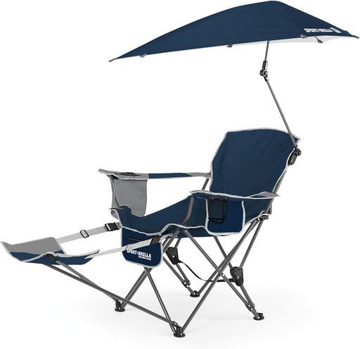 スポーツブレラ(Sport-Brella)リクライニングチェア日傘付き紫外線カットUPF50+晴雨兼用直径最大137cmカップホルダー付スポーツ 8,777円