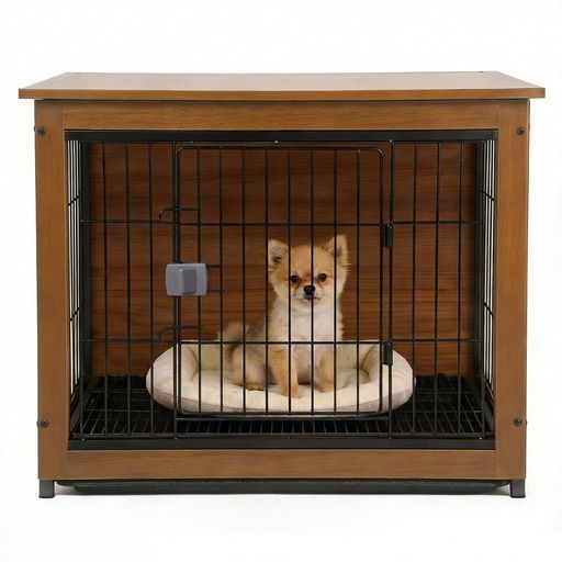 良木工房(YOSHIKI)木製犬ケージペットゲージ犬用ゲージペットサークル室内犬サークル小型犬屋根付きウッディサークル頑丈オシャ
