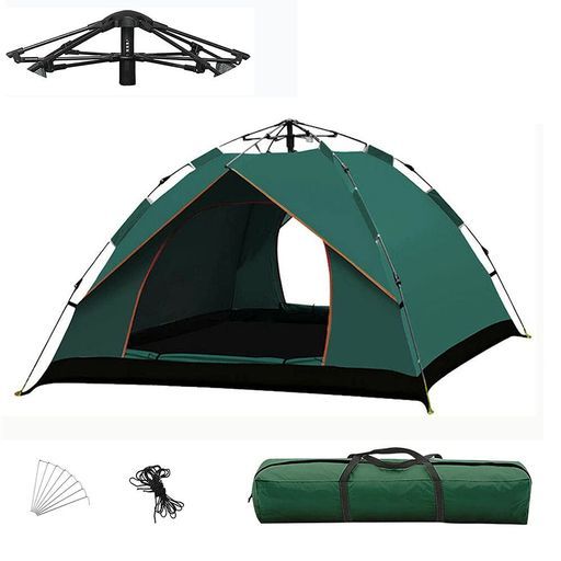 ポップアップテントワンタッチテント2-3人用キャンプテント200x150x125cmピクニックテント設営簡単防雨生地UVカット自然災害を防