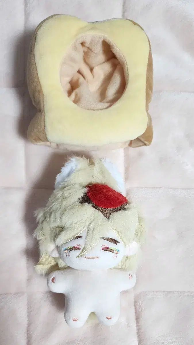 童磨 付属 10cm ぬい ぬいぐるみ+キルティングバッグ 服 まとめ 出品 鬼滅の刃 上弦 10깅