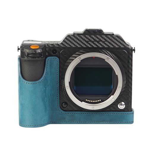 HASSELBLADX2D100C専用レトロな本革(牛革)手作りのハーフケースカメラ保護カバー設計、三脚取り付け可能、キズ・摩耗防止(CrazyH