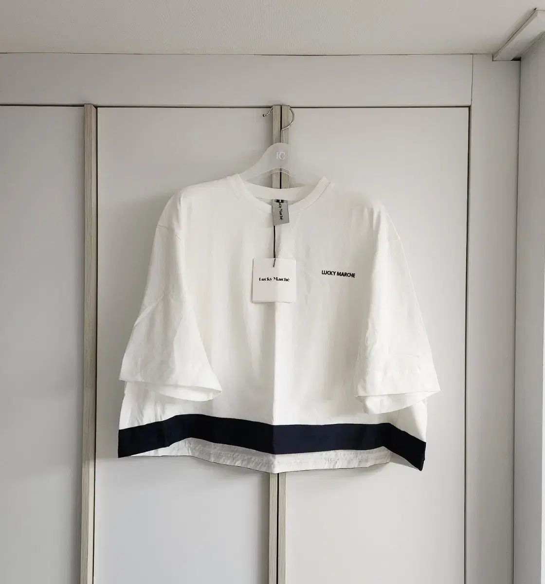 ラッキーCHIMI半袖Tシャツ 白