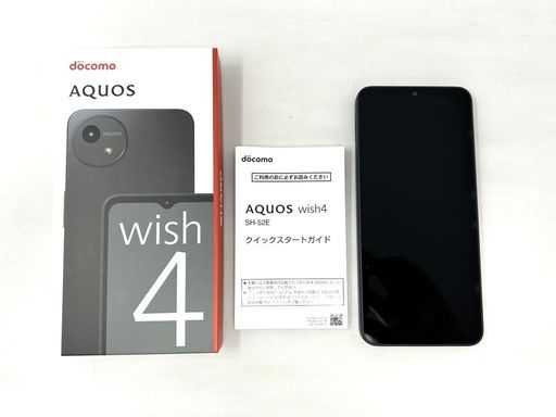 SimフリーAQUOSwish4SH-52EブラックdocomoモデルSIMフリー