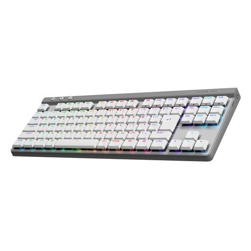 LogicoolGゲーミングキーボードG515LIGHTSPEEDTKL薄型ワイヤレステンキーレスキーボードG515-WL-TCWHタクタイル茶軸確かな打鍵感