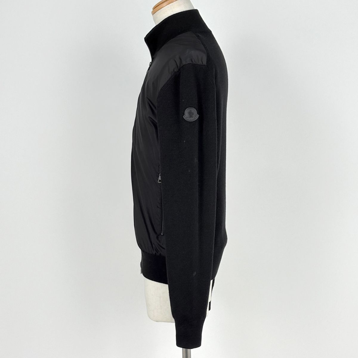 モンクレール MONCLER ニット切り替え ジップアップ ブルゾン