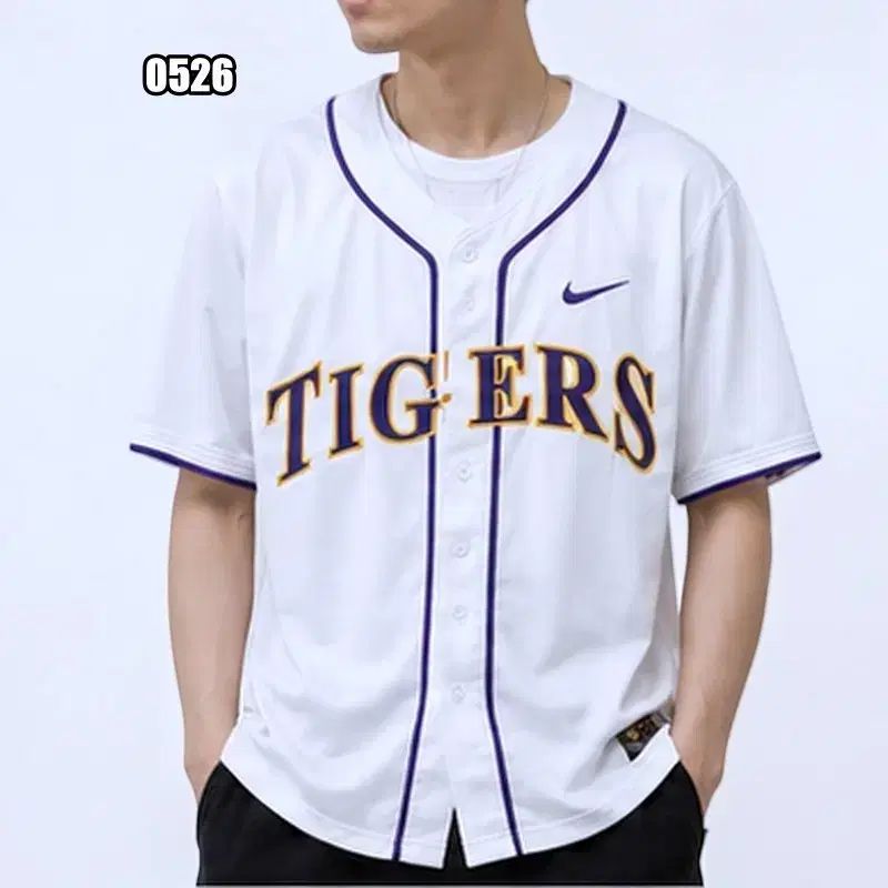XL NIKE LSU タイガー メンズ 白 HOME ワードマーク 野球 ジャージ