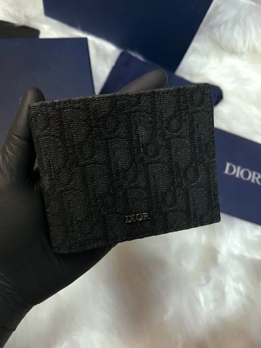 25年購入/フルセット Dior ディオール オブリーク 二つ折り財布