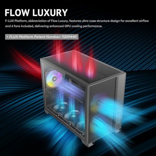 ANTEC PCケース FLUX M ブラック フロントにメッシュパネルを採用、左サイドに強化ガラスパネルを搭載したコンパクトな冷却型ミニタワーPCケース Antec FLUX M Compact Micro ATX Casekk b495ff37