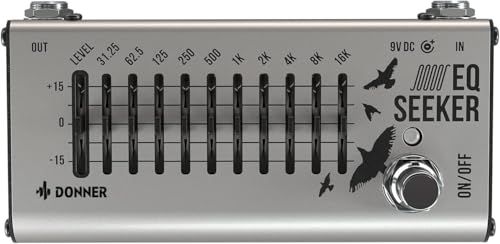 Donner イコライザー EQシーカー 10バンド EQ Equalizer エフェクター イコライザー ギターエフェクター ペダル (EQ Seeker) グレーkk 770be690 Donner イコライザー EQシーカー 10バンド EQ Equalizer エフェクター イコライザー ギターエフェクター ペダル (EQ Seeker) グレーkk 770be690