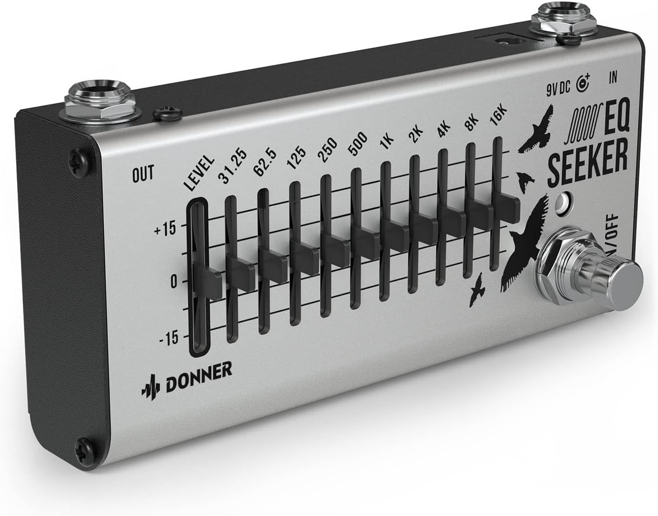 Donner イコライザー EQシーカー 10バンド EQ Equalizer エフェクター イコライザー ギターエフェクター ペダル (EQ Seeker) グレーkk 770be690 Donner イコライザー EQシーカー 10バンド EQ Equalizer エフェクター イコライザー ギターエフェクター ペダル (EQ Seeker) グレーkk 770be690