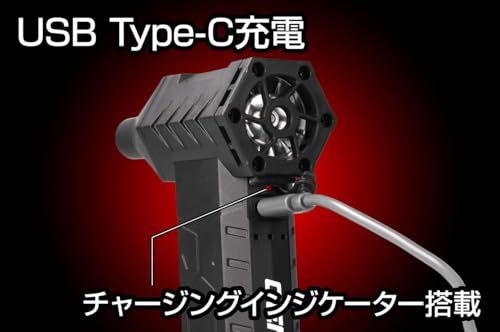 GENTOS(ジェントス) ブロワー 120,000rpm 60m/s USB充電式 疾風 (はやて) 洗車 電動 エアダスター ミニジェット 送風器 HYT-SLkk d122c075
