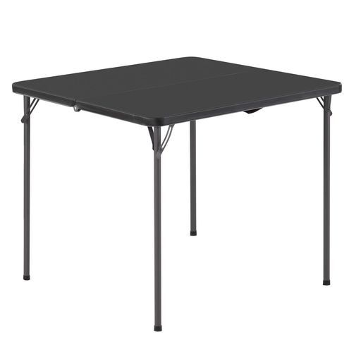 FROASISPRO折りたたみテーブルHDPE製86x86x74cm二つ折り設計ハンドル付き耐荷重150kg屋内外兼用ピクニック・キャンプ・パーティ