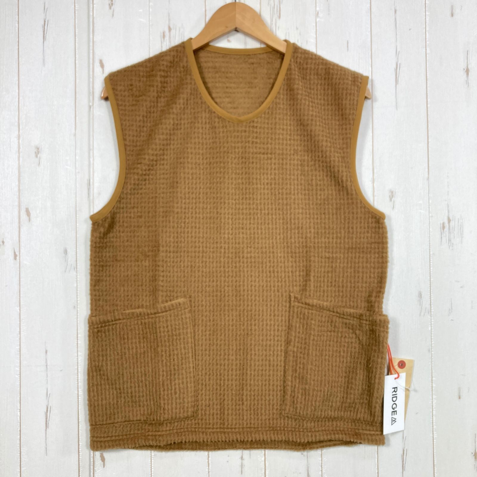 ✉️Men's L ブラウン系 Ridge Mountain Gear ( リッジマウンテンギア ) アルファ ブースター ベスト Alpha Booster Vest Hazelnut z00058964 Hazelnut 化繊インサレーシ