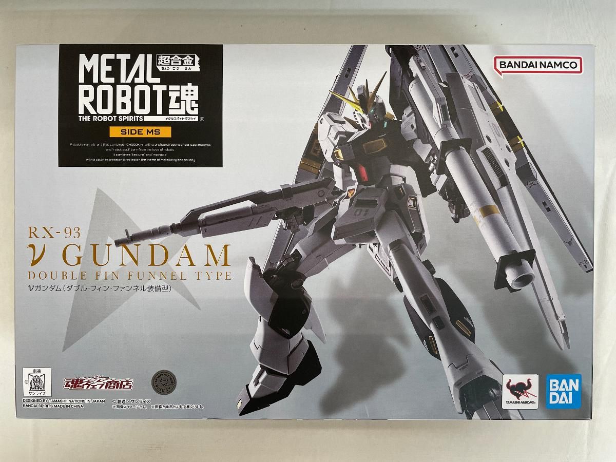 METAL ROBOT魂 ＜SIDE MS＞ νガンダム(ダブル・フィン・ファンネル装備型) 機動戦士ガンダム 逆襲のシャア 魂ウェブ商店限定