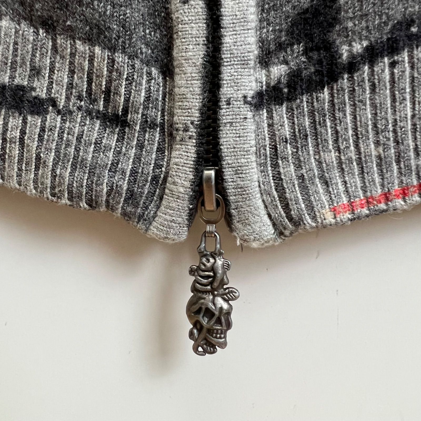 Ed Hardy by Christian Audigier 00s y2k archive studs skull wool
